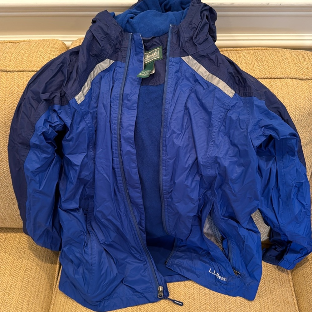 Fleece lined jacket.